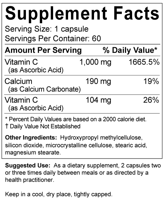 Buffered Vitamin C Caps