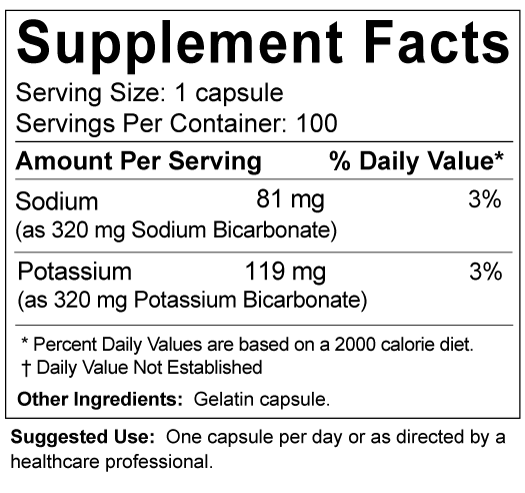 Sodium Bicarb/Potassium Bicarb