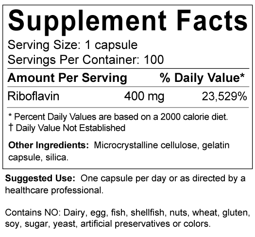 B2-400 Riboflavin