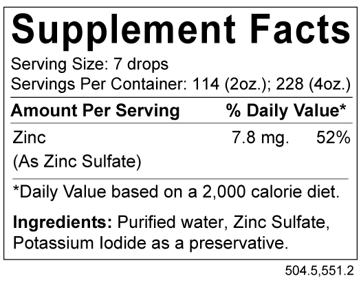 Zinc #2 - Liquid Mineral