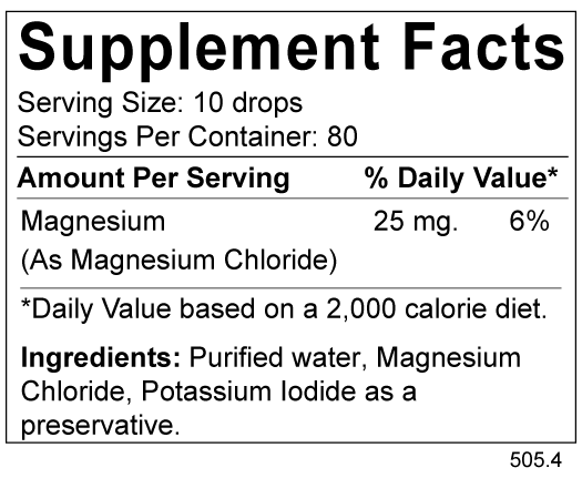 Magnesium #3 - Liquid Mineral