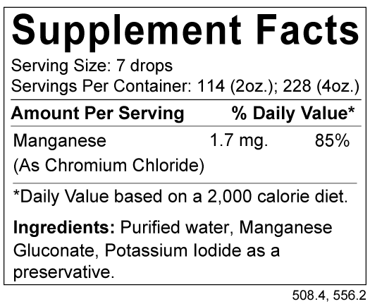 Manganese #6 - Liquid Mineral