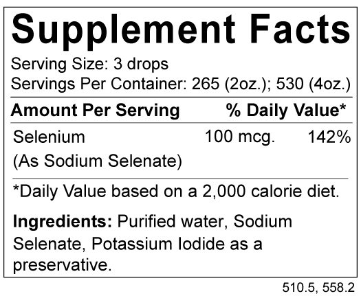 Selenium #8 - Liquid Mineral