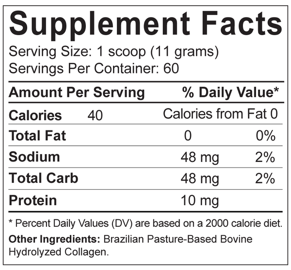 Hydrolyzed Collagen Powder