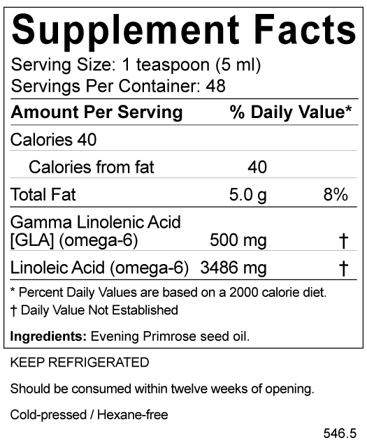 Evening Primrose Oil (Liquid)