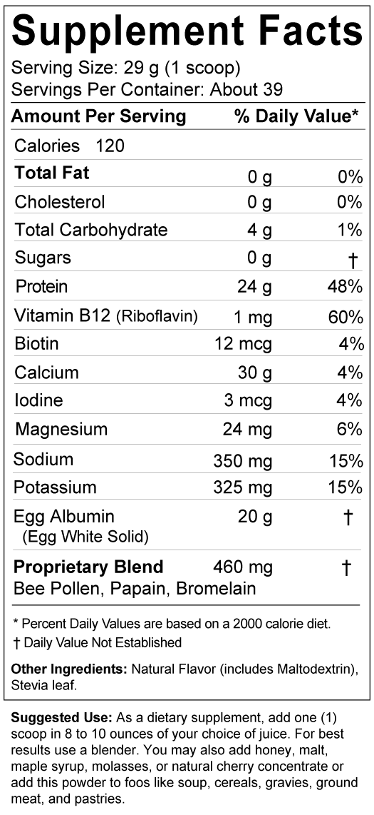 Vitol Egg Protein