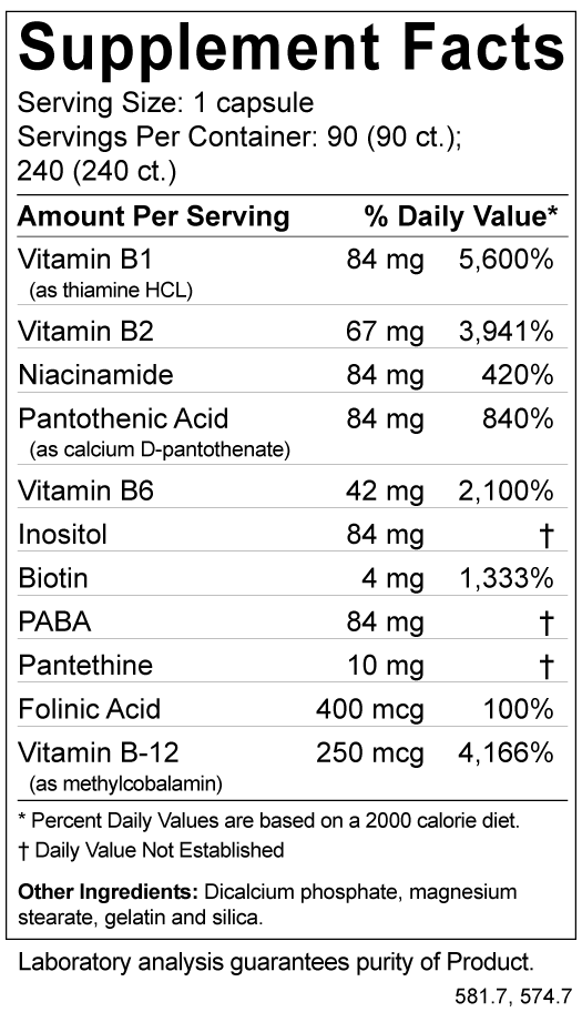 B Vitamins - Hi Potency