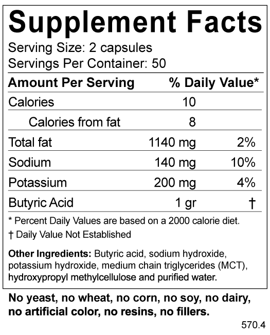 Butyrate (Sodium Potassium)